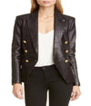Leather Blazer Jacket