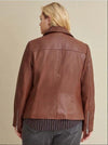 Plus Size Leather Jacket