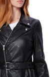 Dita Belted Leather Jacket
